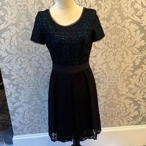 Ellie Tahari NWT Elegant Black Lace Dress